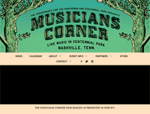 Tablet Screenshot of musicianscornernashville.com